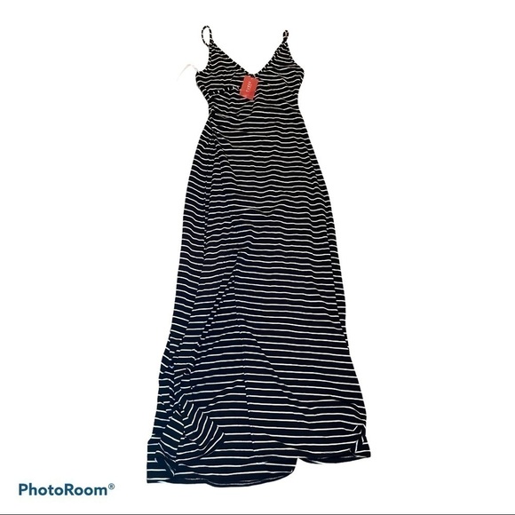 GUESS black and white spaghetti strapped maxi - Picture 4 of 9